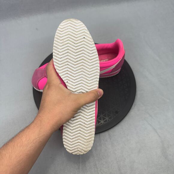 Nike Classic Cortez “Pink Blast” Women’s 9 Nylon Sneakers 749864-610 - Picture 6 of 9